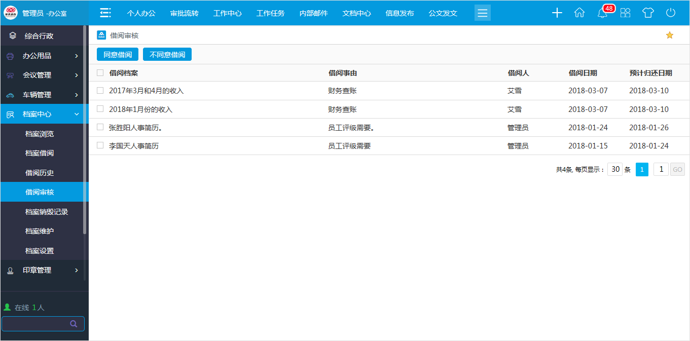 OA系統科學管理檔案so easy!