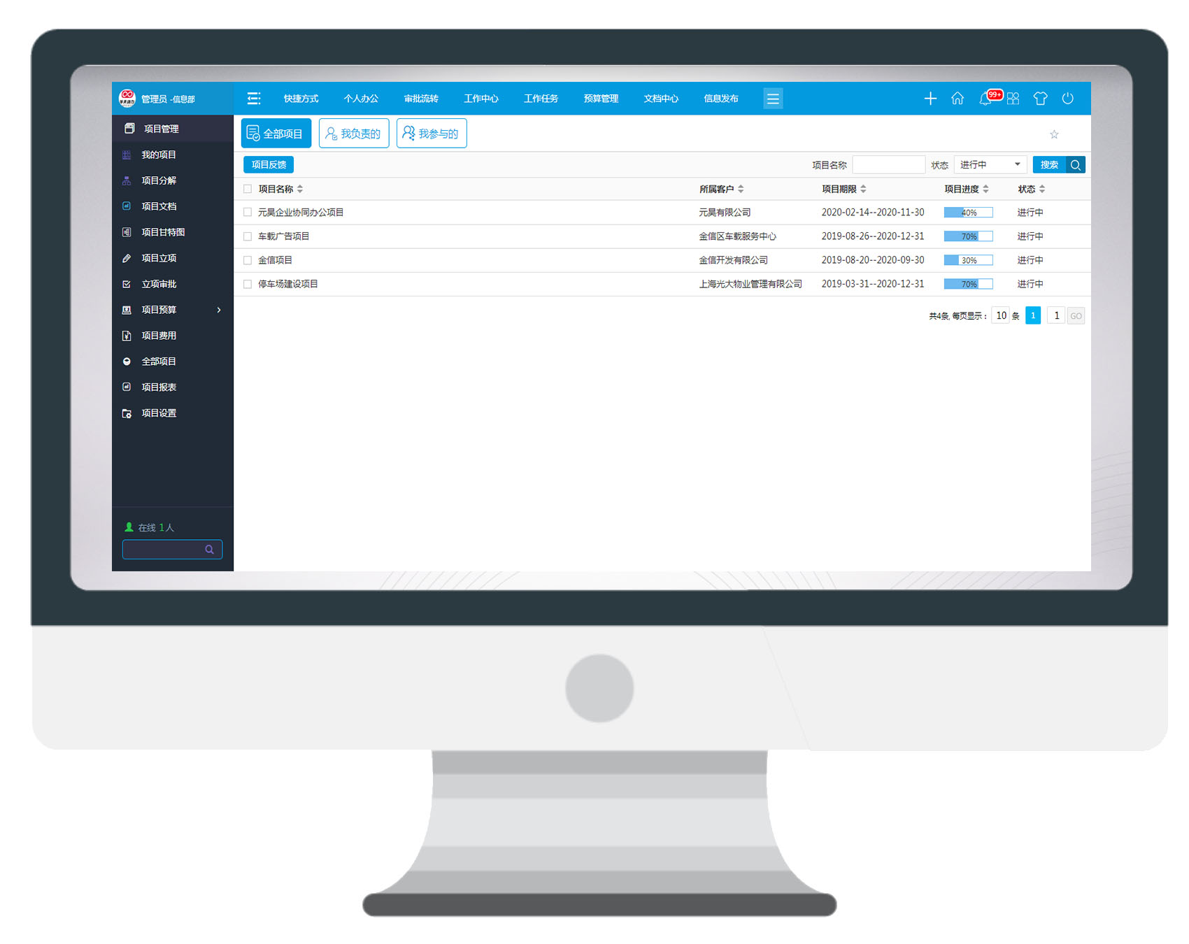 揭秘！為什么華天動力OA系統項目管理用過都說好？
